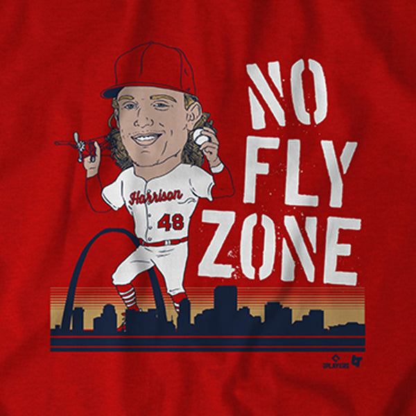 Harrison Bader: No Fly Zone Adult T-Shirt