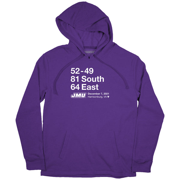 JMU: 81 South 64 East Adult T-Shirt