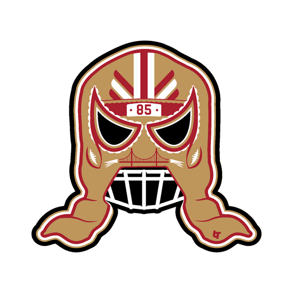 George Kittle: Lucha Mask Sticker