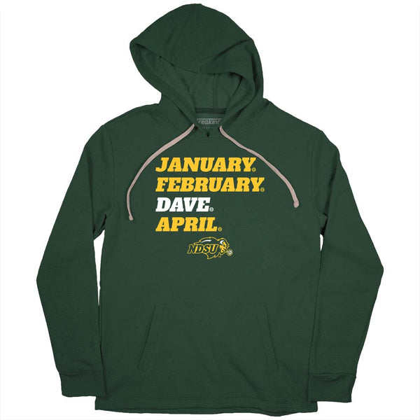 NDSU: January February Dave April