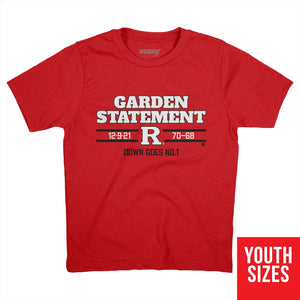 Rutgers Basketball: Garden Statement Adult T-Shirt