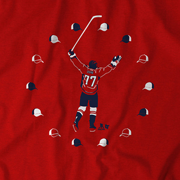 T.J. Oshie: Hat Trick Adult T-Shirt