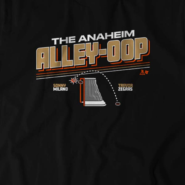 Trevor Zegras & Sonny Milano: The Anaheim Alley-Oop Adult T-Shirt