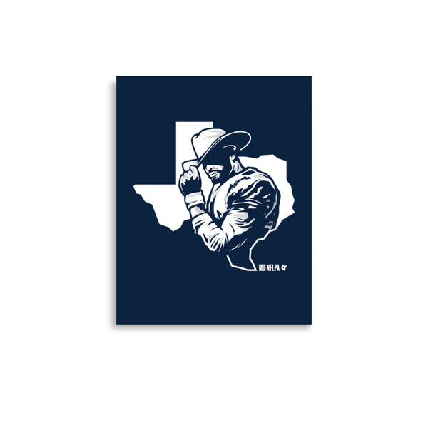 Lone Star QB Art Print