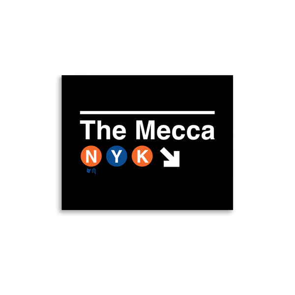 The Mecca Subway Sign Art Print