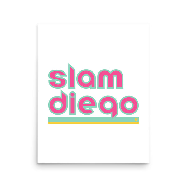 Slam Diego City Edition Art Print