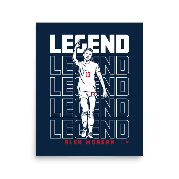 Alex Morgan: Legend Art Print