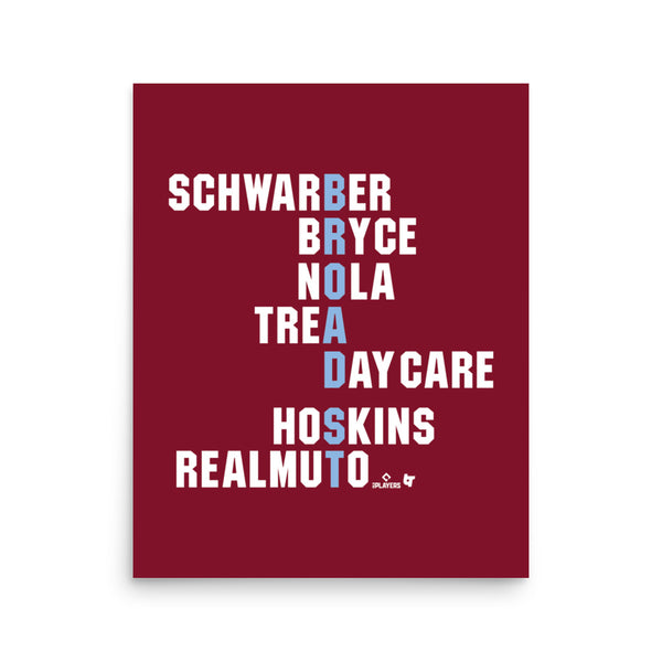 Broad St Names Art Print