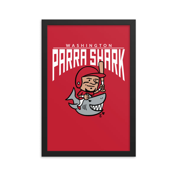 Parra Shark Framed Print