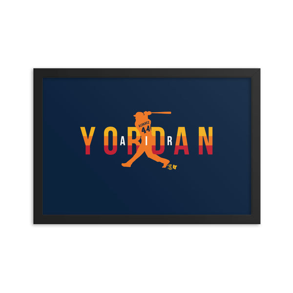 Air Yordan Framed Print