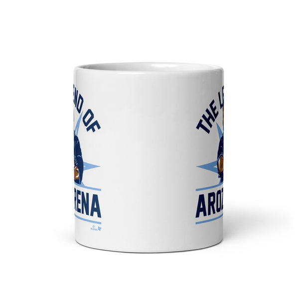 The Legend of Randy Arozarena Mug, Tampa Bay - MLBPA - BreakingT