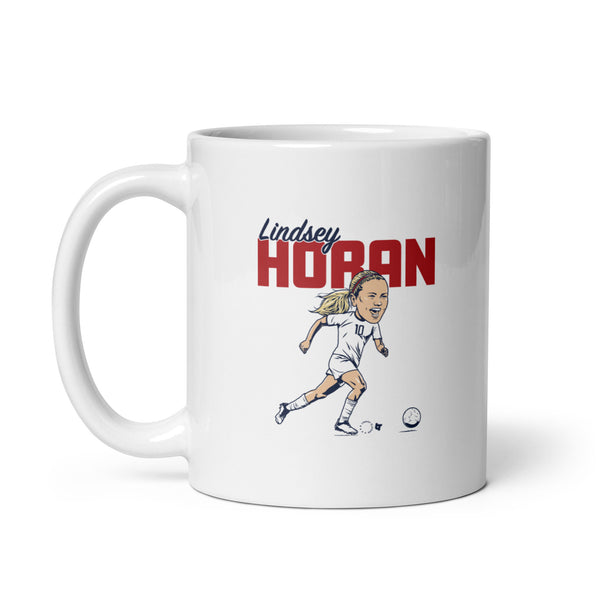 Lindsey Horan: Caricature Mug