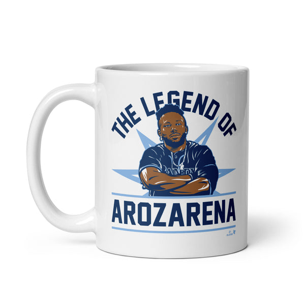 The Legend of Randy Arozarena Mug, Tampa Bay - MLBPA - BreakingT