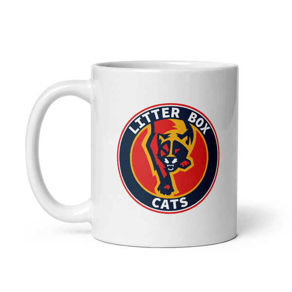 For Hockey Fans: Litter Box Cats Logo Mug