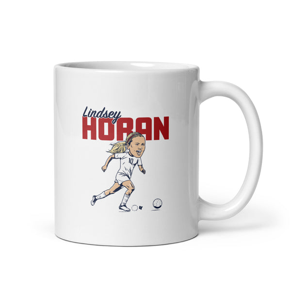 Lindsey Horan: Caricature Mug