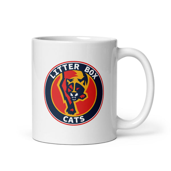 For Hockey Fans: Litter Box Cats Logo Mug