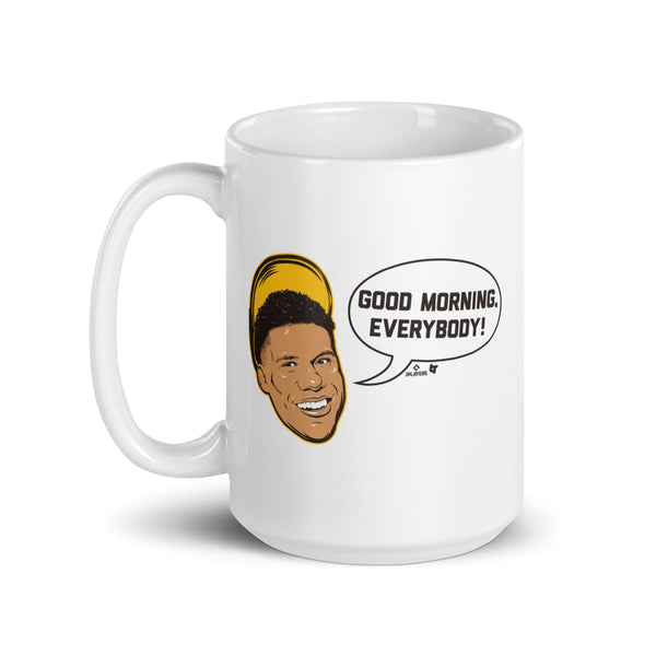 Juan Soto: Good Morning Everybody Mug, San Diego - MLBPA - BreakingT