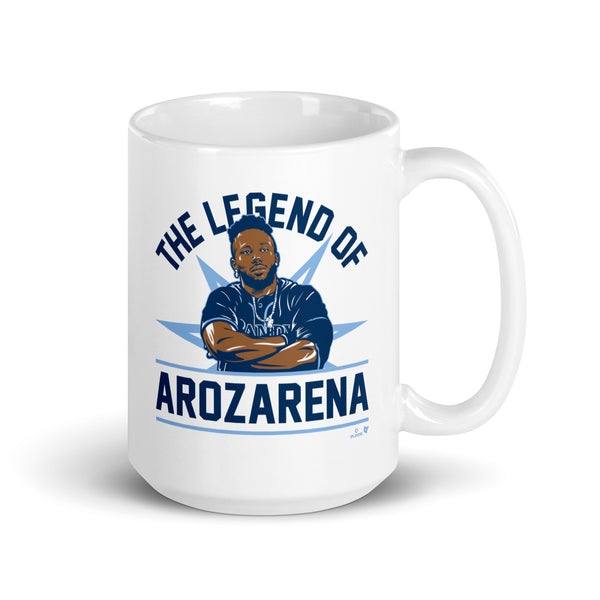 The Legend of Randy Arozarena Mug, Tampa Bay - MLBPA - BreakingT