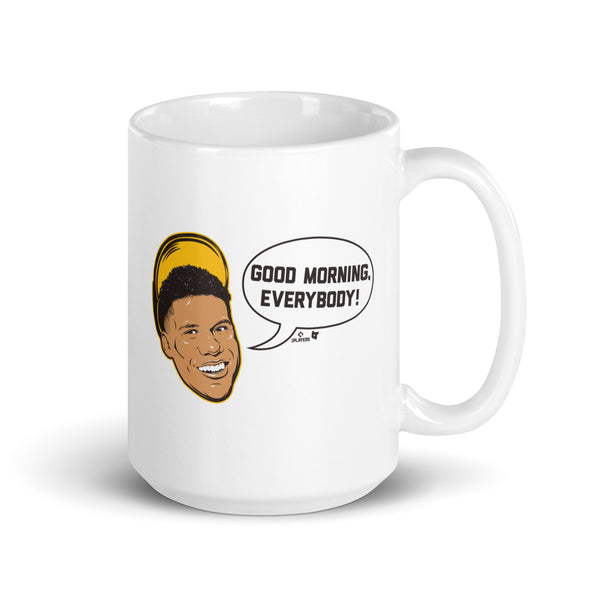 Juan Soto: Good Morning Everybody Mug, San Diego - MLBPA - BreakingT